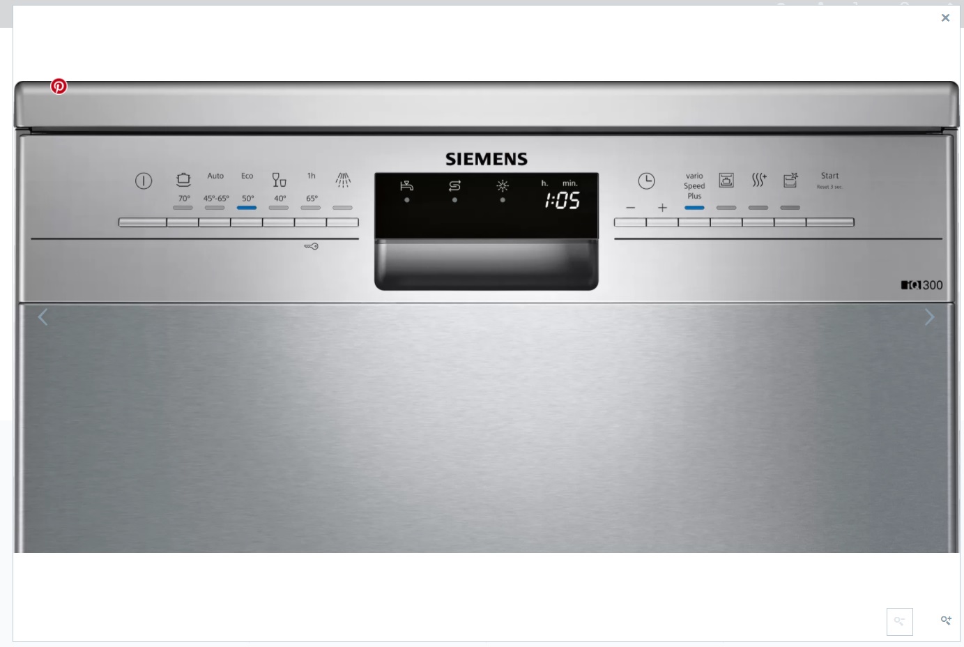 Máy rửa bát Siemens SN23EI14CE - (màu INOX)