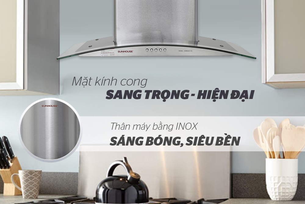 Máy hút mùi Sunhouse SHB6629-70C