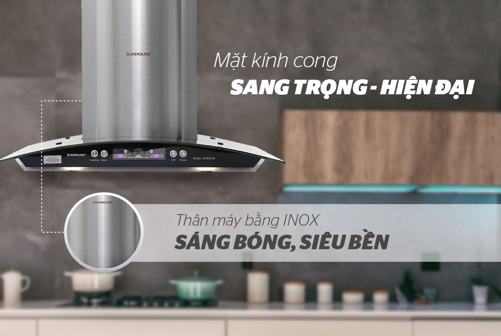 Máy hút mùi Sunhouse SHB6626