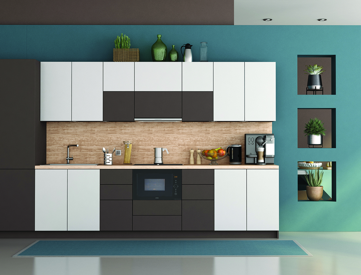 Lò vi sóng kết hợp nướng Elica EPBI MWO 280 TOUCH BK