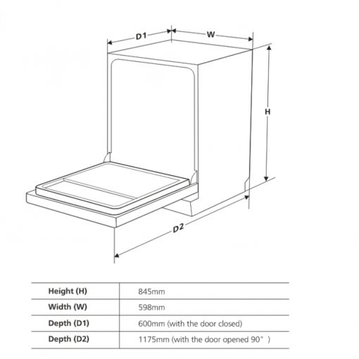 Máy rửa bát Fagor 3LVF-62S