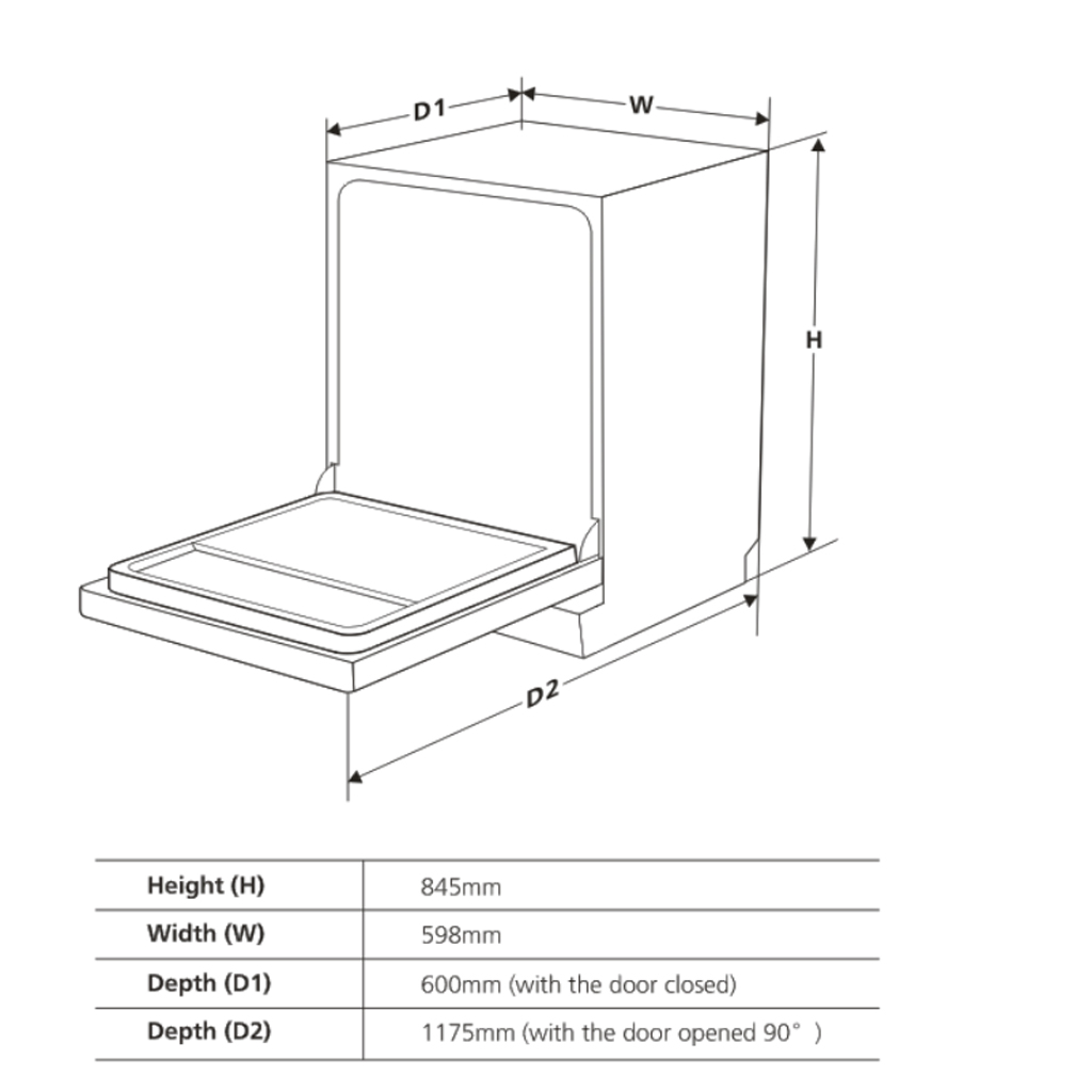 Máy rửa chén Fagor 3LVF-63AUW - 15 bộ đồ ăn châu Âu