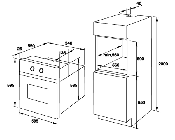 Lò nướng Fagor 8H-185TCN A