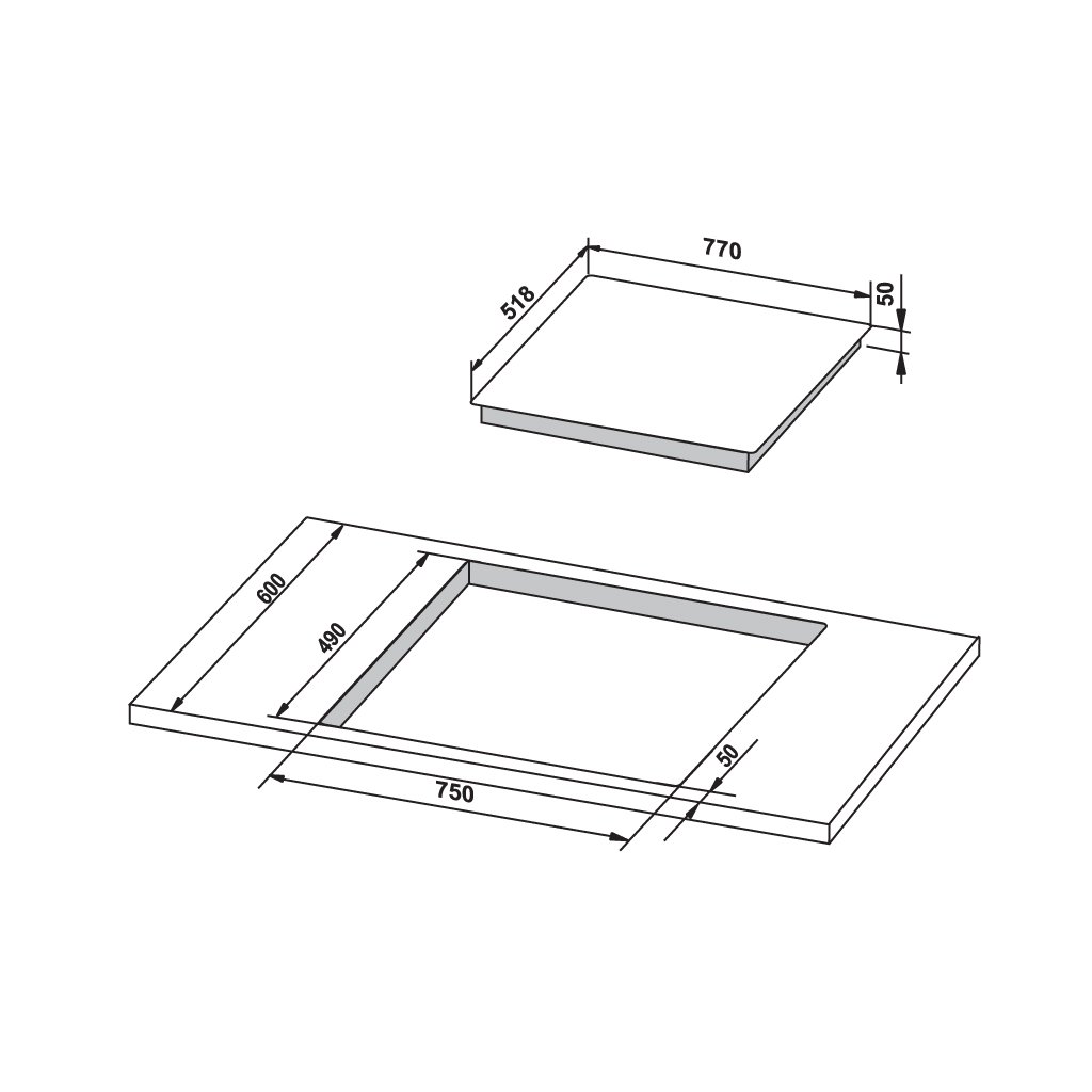 Bếp từ Hafele HC-IS773EA 535.02.242