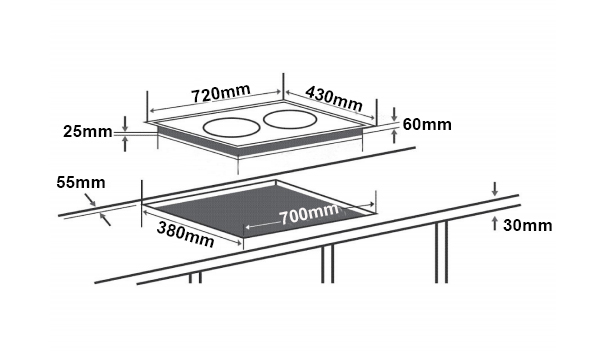 Bếp từ Chef's EH-DIH866G
