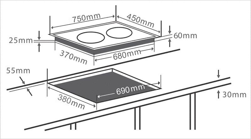 Bếp từ Chef's EH-DIH890N