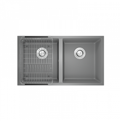 Chậu rửa Konox Granite Veloci 760D Grey