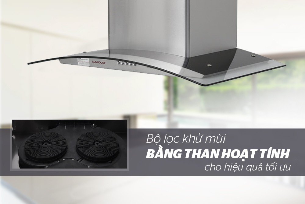 Máy hút mùi Sunhouse SHB6629-70C