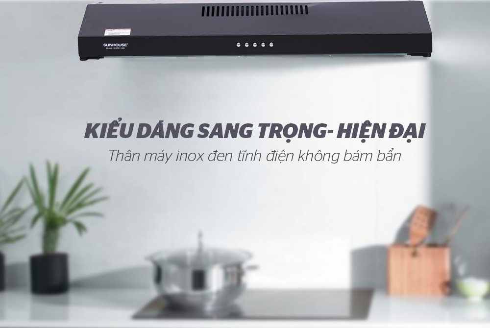 Máy hút mùi Sunhouse SHB6118B
