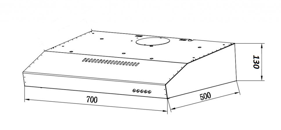 Máy hút mùi Sunhouse SHB-6116B
