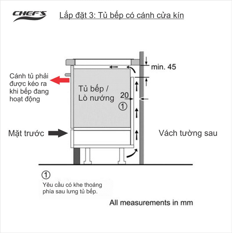 Bếp từ đôi Chefs EH-DIH668