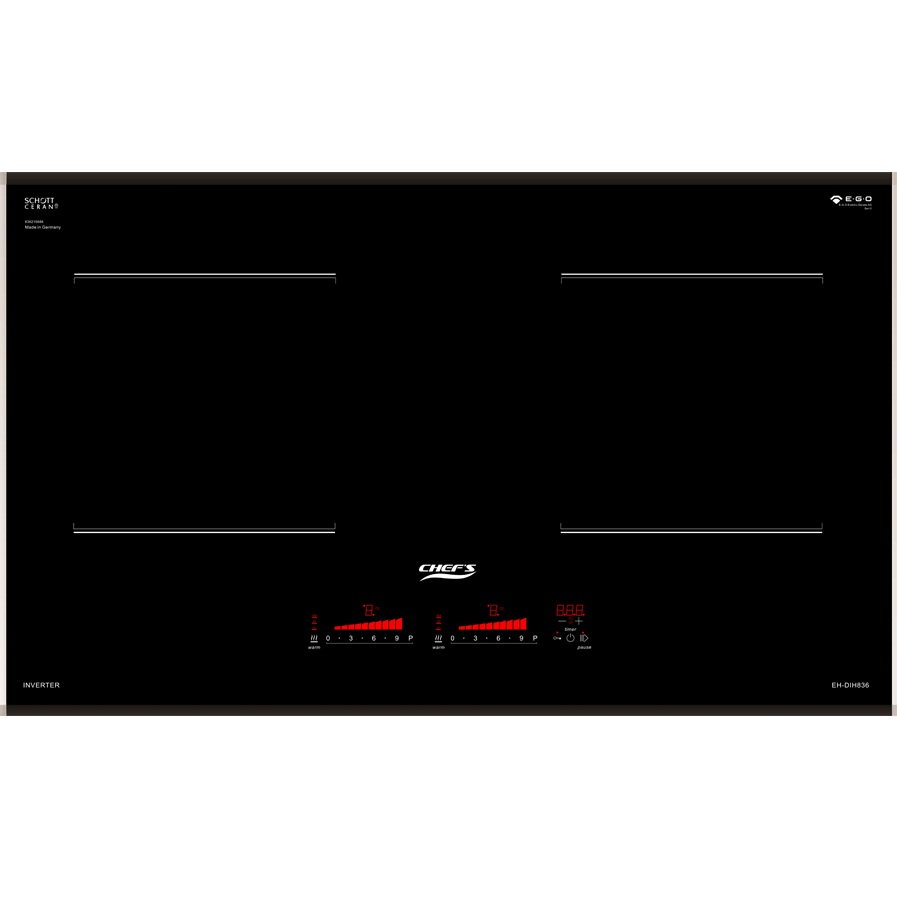 Bếp từ đôi Chefs EH-DIH836