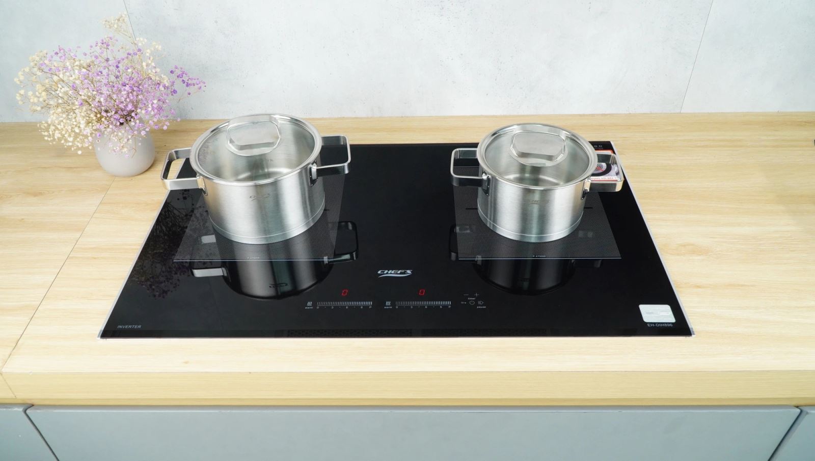Bếp từ đôi Chefs EH-DIH896