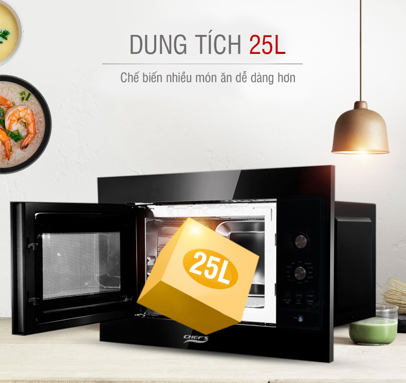 Lò vi sóng âm Chef's EH-MW801B 