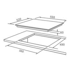 Bếp từ Elica EIH 4Z60