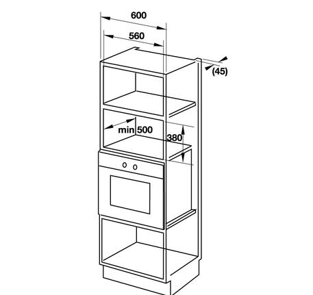 Lò vi sóng kết hợp nướng Hafele HM-B38A 535.34.000 