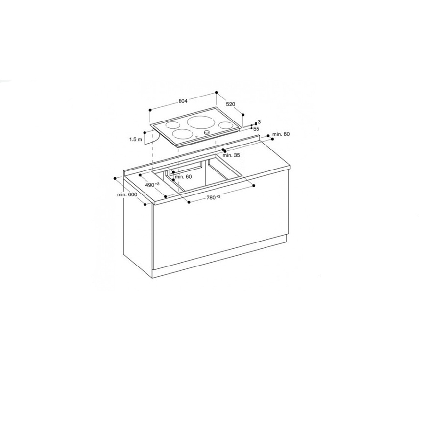 Bếp từ Hafele 538.06.306
